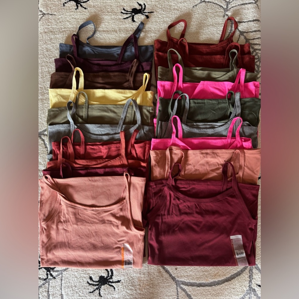 Colorful Camisole Tank Tops Set